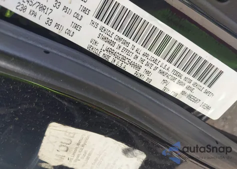 2011 Jeep Grand Cherokee Laredo из США, поврежденный, VIN 1J4RR4GG3BC540008